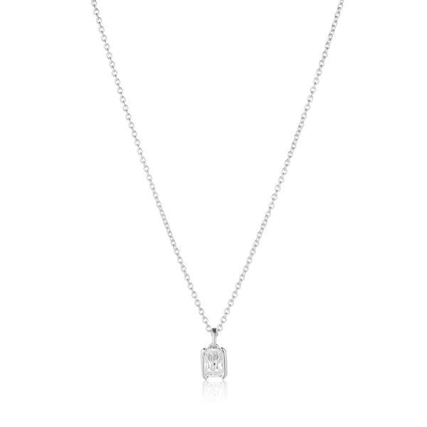 Roccanova Piccolo Halsband i silver med gnistrande Cubic Zirconia-stenar från Sif Jakobs
