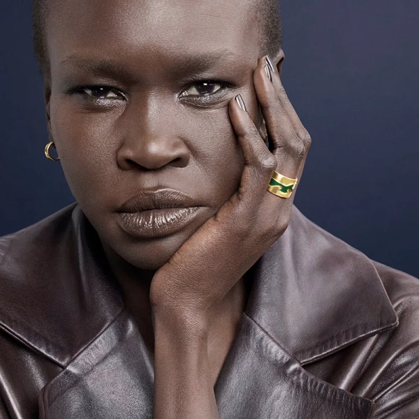 Fusion 3-delad Ring Guld Grön - Georg Jensen - Designsmycken med snabba & trygga leveranser - Nordic Spectra