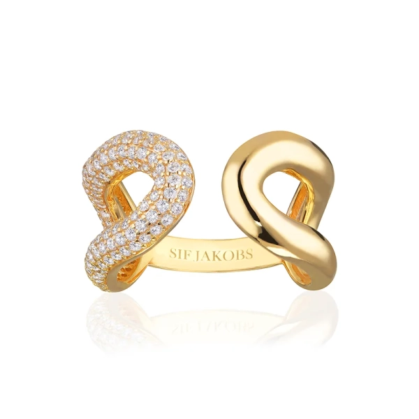 Capri Due Ring Gold Sif Jakobsilta