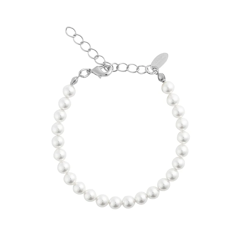 Caroline Svedbom - Pearl Bracelet Rhodium Pearl