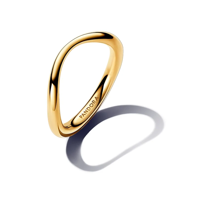 PANDORA – Organiskt Formad Ring Guld