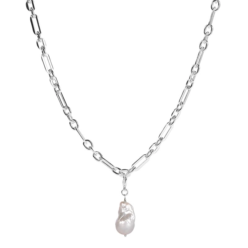 Emma Israelsson - Baroque Freshwater Pearl Chunky Silver