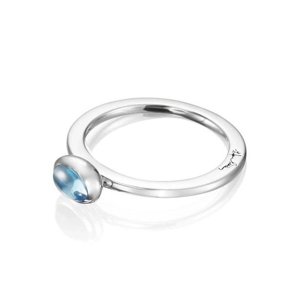 Love Bead Ring - Topaz von Efva Attling, Schneller Versand - Nordicspectra.de