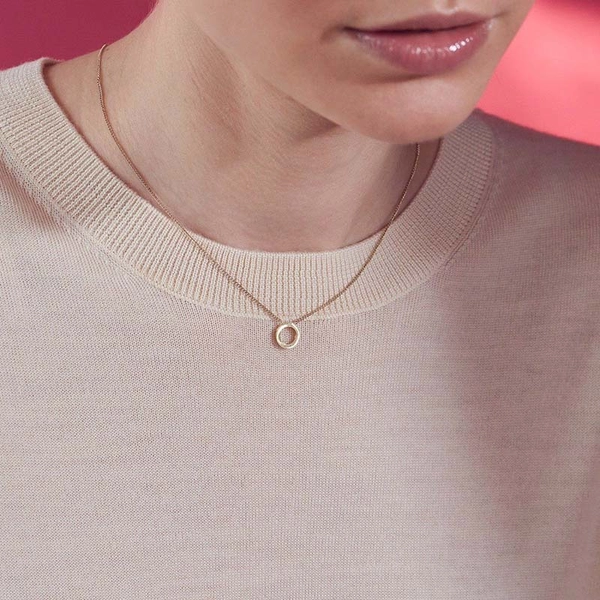 Circle Mini Necklace Gold - Edblad - Snabb frakt & paketinslagning - Nordicspectra.se