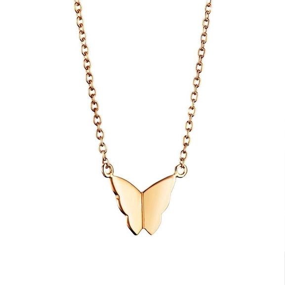 Little Miss Butterfly Necklace Gold - Efva Attling - Suuri valikoima & ilmainen lahjapaketointi - Nordicspectra.fi