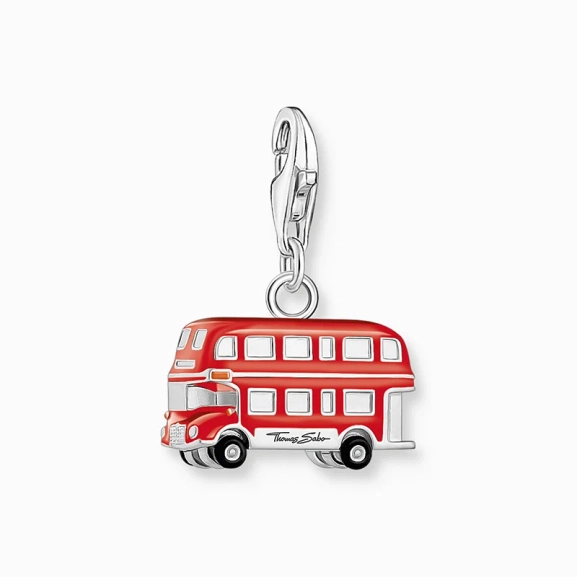 Charm-Anhänger roter LONDON Bus Silber - Thomas Sabo - Nordic Spectra