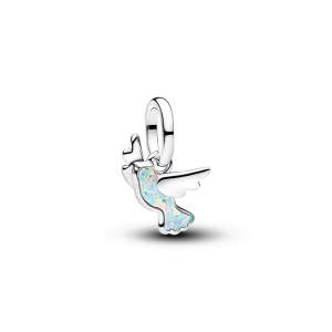 Mini-Charm „Weiße Taube“ von Pandora ME aus Silber mit weißem Opal und Zirkonia