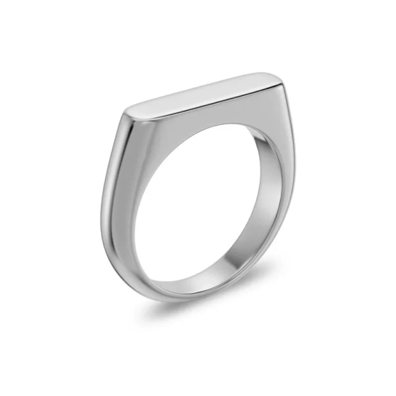 Charlie Signet Ring Steel - Edblad - Snabb leverans - Gratis paketinslagning