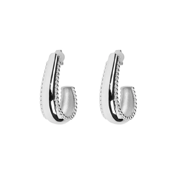 Dot Hoops Large Silver - Emma Israelsson - Suuri valikoima & ilmainen lahjapaketointi - Nordicspectra.fi
