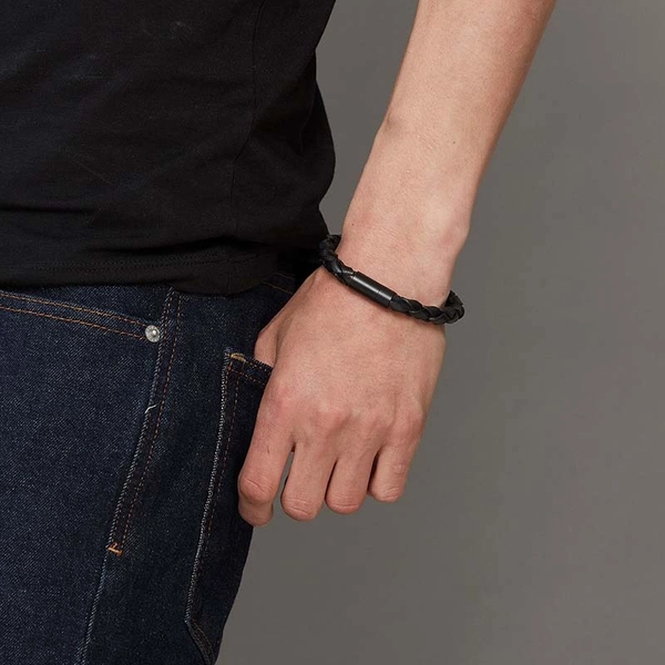 John Bracelet Leather Black - Edblad - Snabb frakt & paketinslagning - Nordicspectra.se