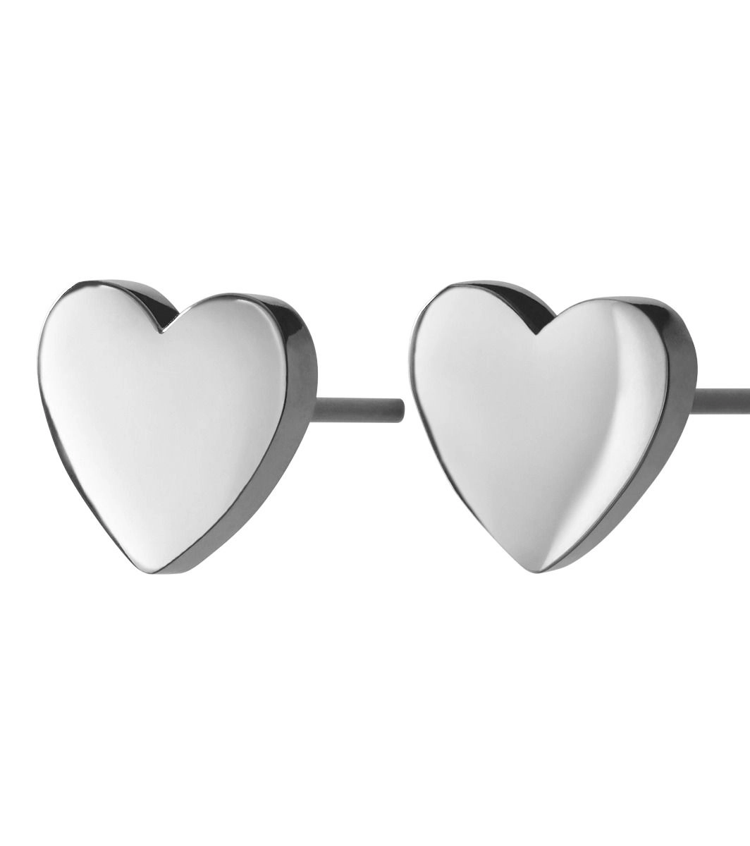 Pure Heart Studs Steel - Edblad - Snabb frakt & paketinslagning - Nordicspectra.se