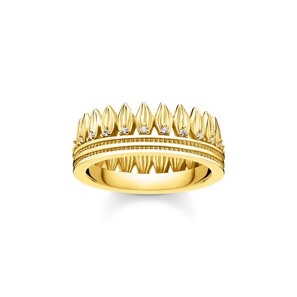 Ring Blad Krona Guld - Thomas Sabo ringar - Snabb frakt & paketinslagning - Nordicspectra.se