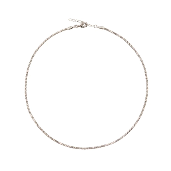 Petite Rope Necklace Rhodium - Caroline Svedbom - Snabb frakt & paketinslagning - Nordic Spectra