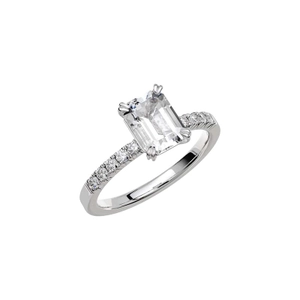 Fairytale 2 Snow White Beryl White Gold - Wedding & engagement rings - Schalins - Scandinavian design - Nordic Spectra