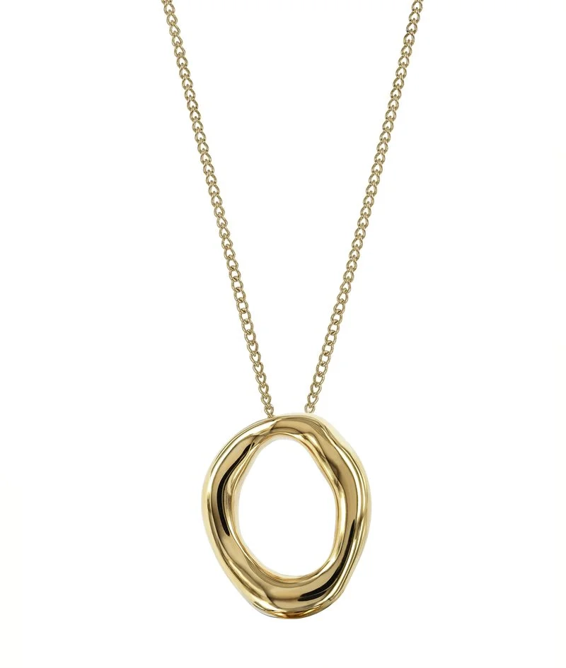 ANGELINA Lång Halsband Guld - Astrid & Agnes - Nordic Spectra