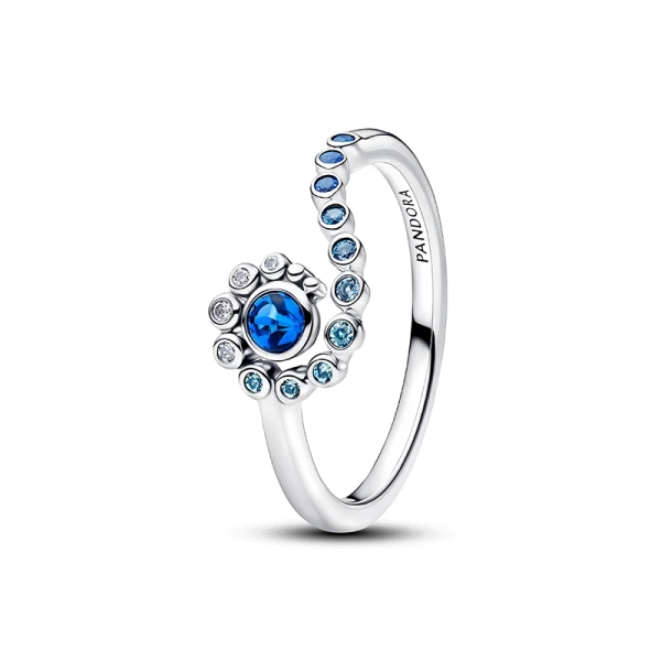 Disney Moana Wellenring aus Silber von Pandora mit funkelnden Zirkonia