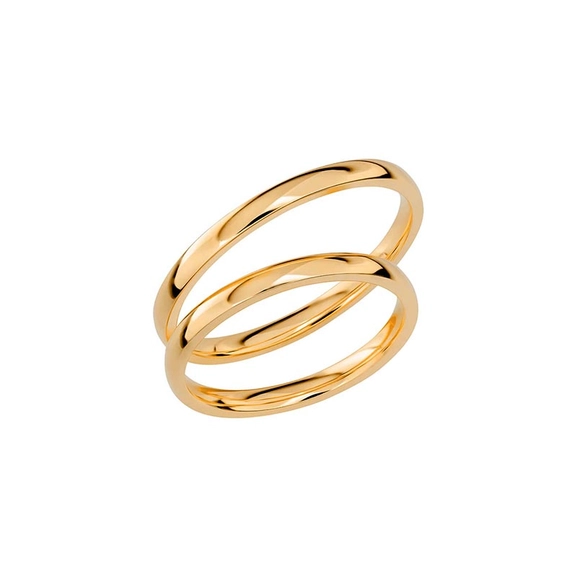 SR1029-2 Gold - Wedding & engagement rings - Schalins - Scandinavian design - Nordic Spectra