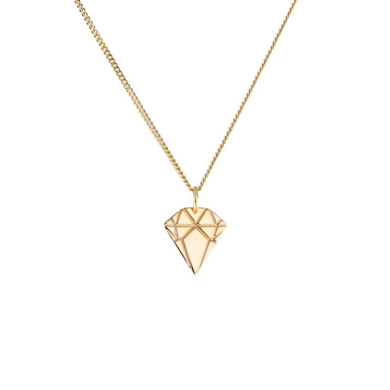 Emma Israelsson - Diamond Necklace Small Golden