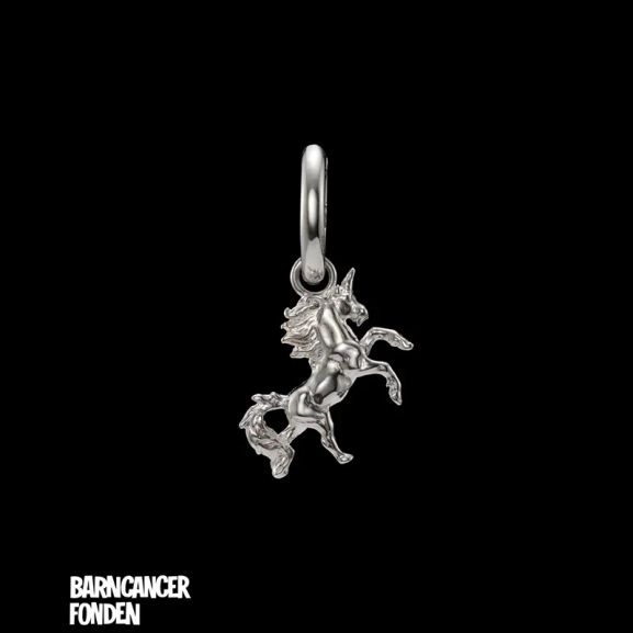 Mini-Einhorn-Ohrring von Maria Nilsdotter aus Silber