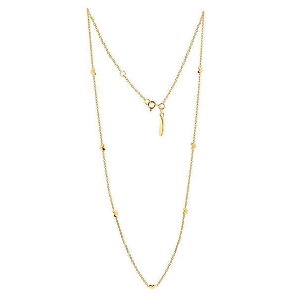 Loving Heart Drop Full Necklace Gold - Drakenberg Sjölin Halsband - Snabb frakt & paketinslagning - Nordicspectra.se