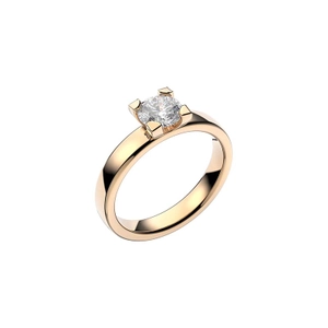 Seine 0.60 Gold - Wedding & engagement rings - Schalins - Scandinavian design - Nordic Spectra