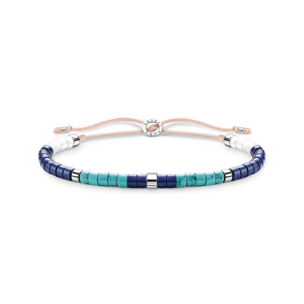 Armband Mit Mix Blauen Steinen Silber von Thomas Sabo, Schneller Versand - Nordicspectra.de