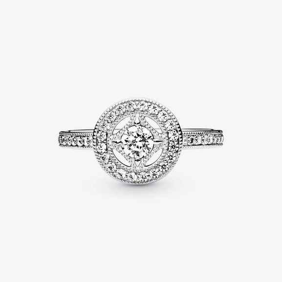 Vintage Cirkel Ring - PANDORA - Snabb frakt & paketinslagning - Nordicspectra.se