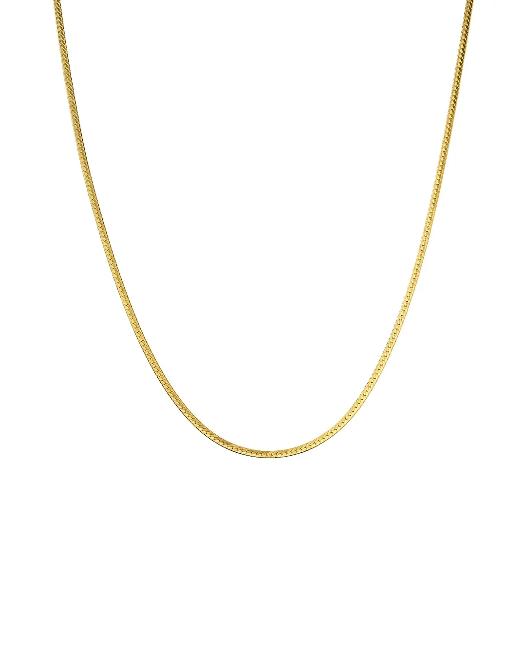 Herringbone Necklace Gold - Syster P - Snabb leverans & Gratis paketinslagning - Nordic Spectra