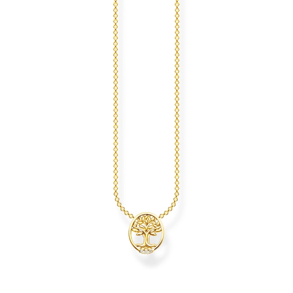 Presentset Tree of Love med Vita Stenar Guld - Thomas Sabo berlock - Snabb frakt & paketinslagning - Nordicspectra.se