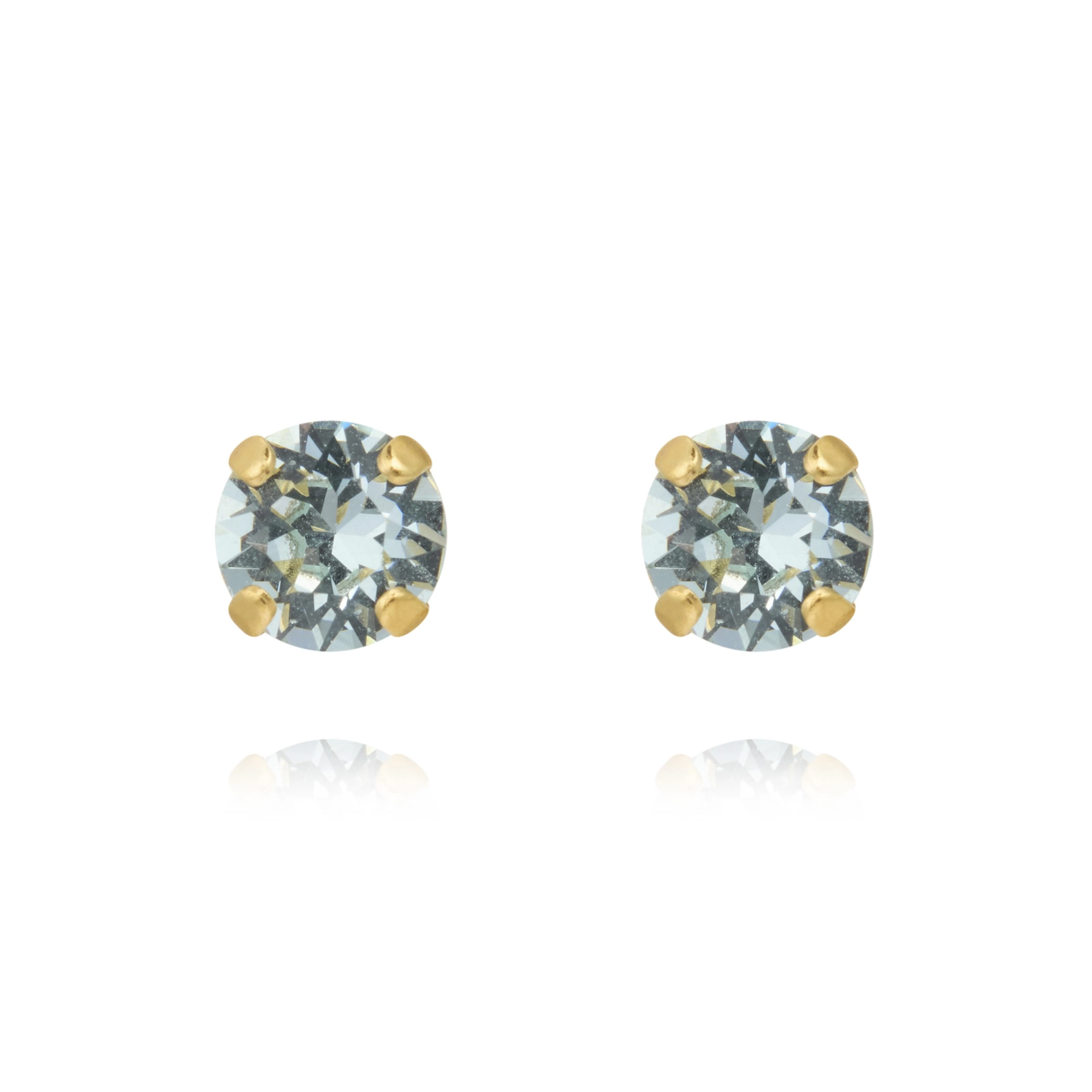 Caroline Svedbom - Mini Stud Earrings Gold Light Azore