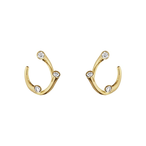 Magic Örhängen Guld med 0.21 ct Diamanter - Georg Jensen örhängen - Snabb frakt & paketinslagning - Nordicspectra.se