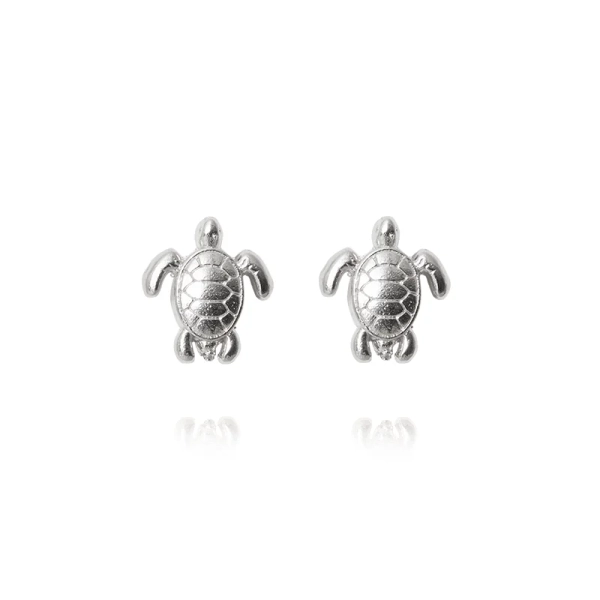 Turtle Earrings Rhodium - Caroline Svedbom - Snabb frakt & paketinslagning - Nordic Spectra