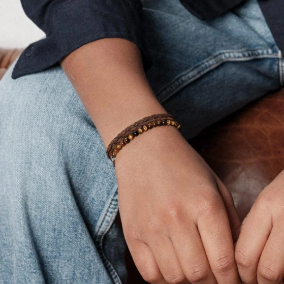 Young EBBE Armband Brunt - AROCK - Smycken för barn & tonåring - Nordic Spectra