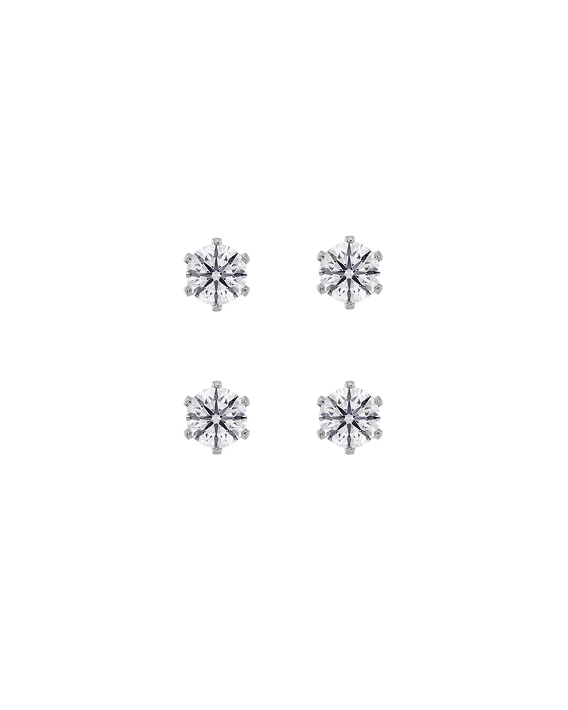 One Studs Crown Mini Silver