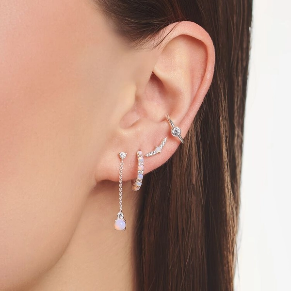 Einzel Creole Rosa Steine von Thomas Sabo, Schneller Versand - Nordicspectra.de