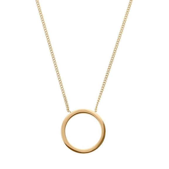 Circle Necklace Small Gold - Edblad - Snabb frakt & paketinslagning - Nordicspectra.se