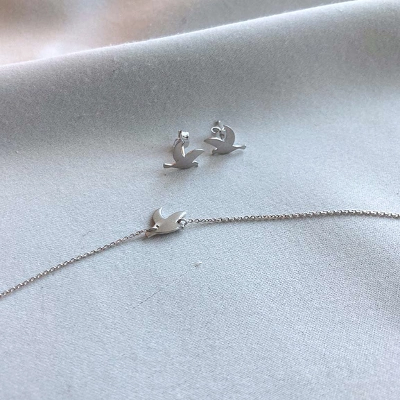 Peace Small Bracelet Silver -CU Jewellery - Snabb frakt & paketinslagning - Nordicspectra.se