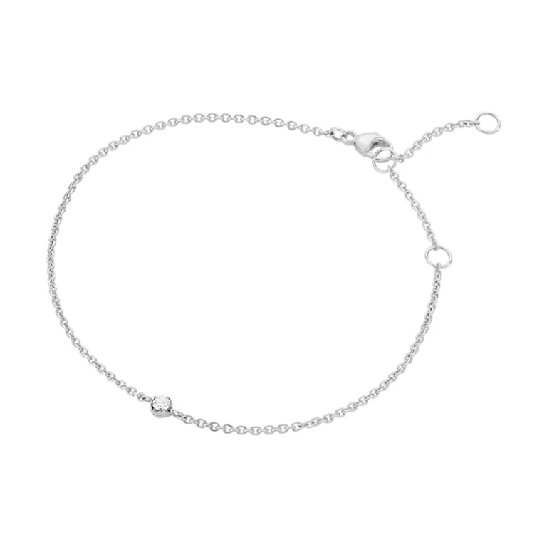 Georg Jensen Signature Diamonds 0.05 ct Armband Vitguld - Georg Jensen - Designsmycken med snabba & trygga leveranser - Nordic Spectra