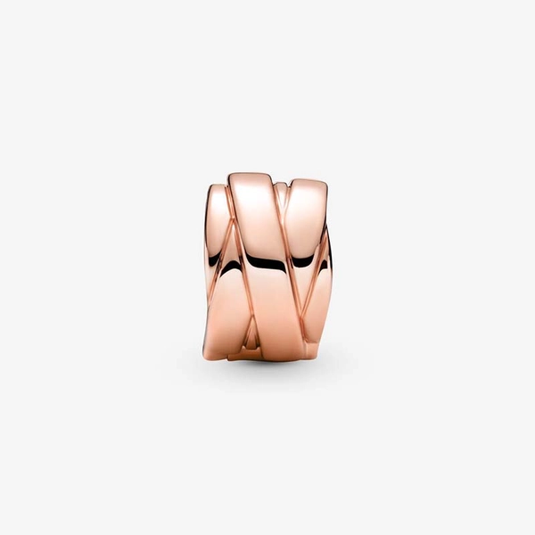 Polierte Bänder Clip Charm von PANDORA, Schneller Versand - Nordicspectra.de