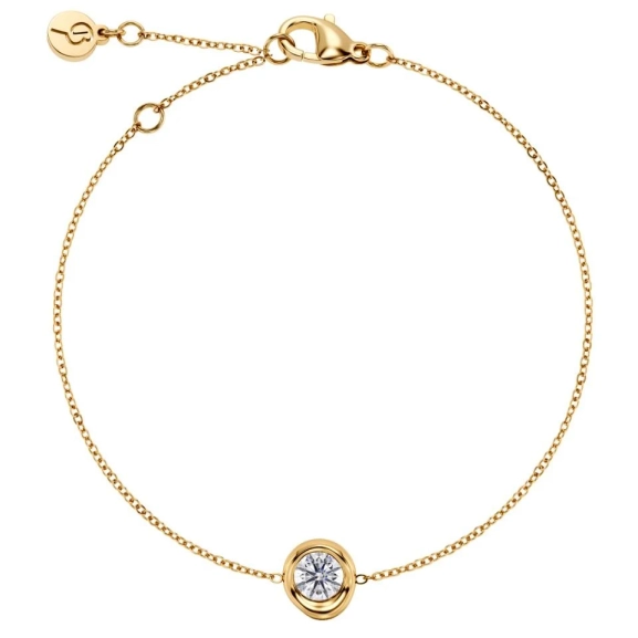 Armband i 14K guldplätering med stor