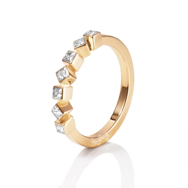Love Dice & Stars Ring Gold - Efva Attling - Vigsel- & Förlovningsringar - Nordic Spectra