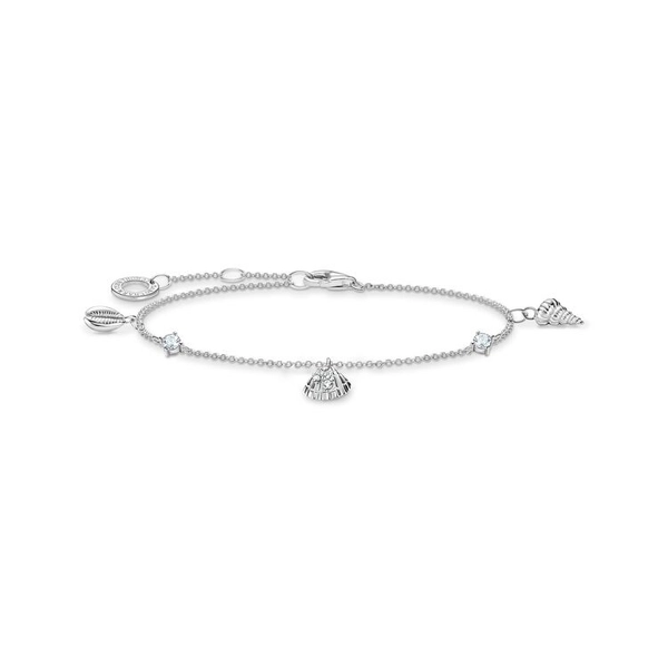 Armband Snäckor & Vita Stenar - Thomas Sabo berlock - Snabb frakt & paketinslagning - Nordicspectra.se