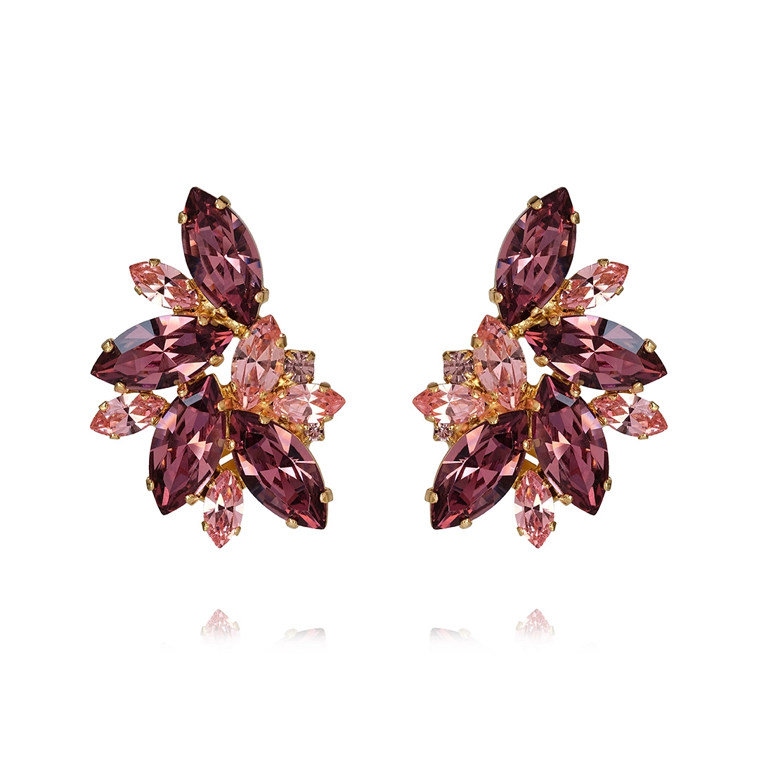 Caroline Svedbom - Iris Earcuffs Gold Iris Combo