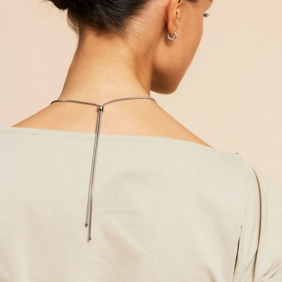 Diego Necklace Steel - Edblad - Snabb frakt & paketinslagning - Nordic Spectra