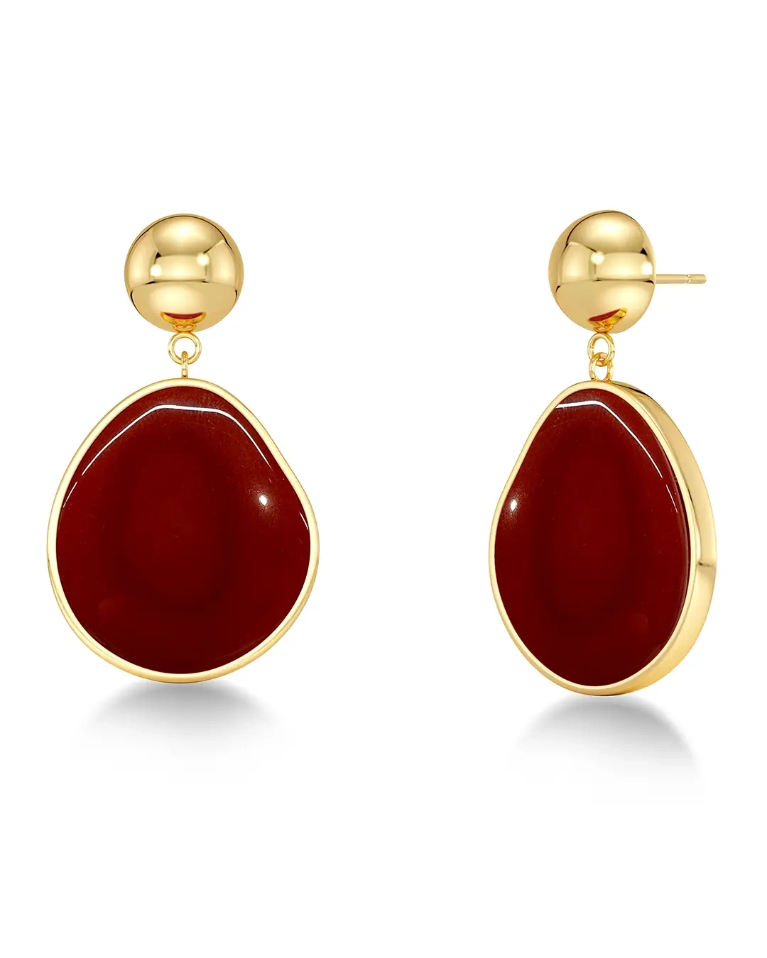 Agatha Earrings L Red Gold - Edblad - Snabba leveranser - Gratis paketinslagning