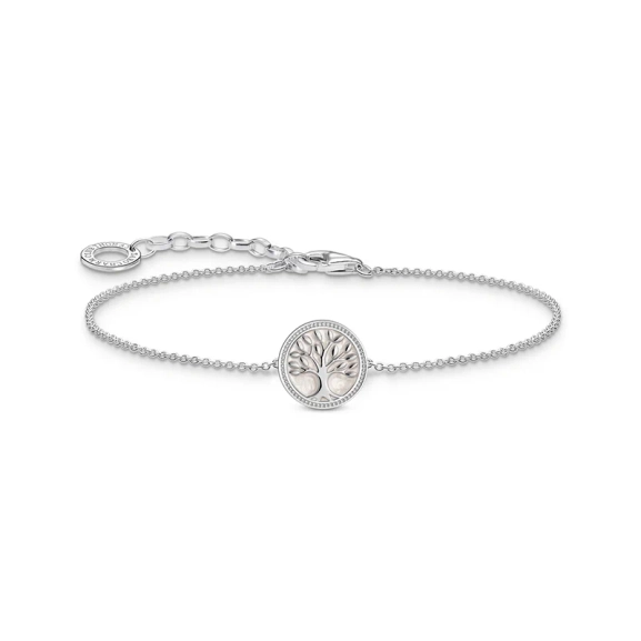 Armband mit Tree-of-Love-Anhänger und weißer Emaille Silber - Thomas Sabo - Nordic Spectra
