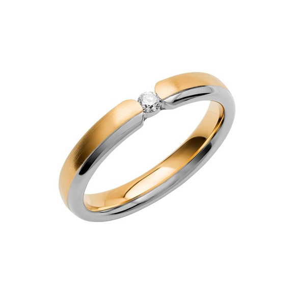SR4003 Guld/Vitguld - Vigsel- & förlovningsringar - Schalins - Fri storleksändring* - Nordic Spectra