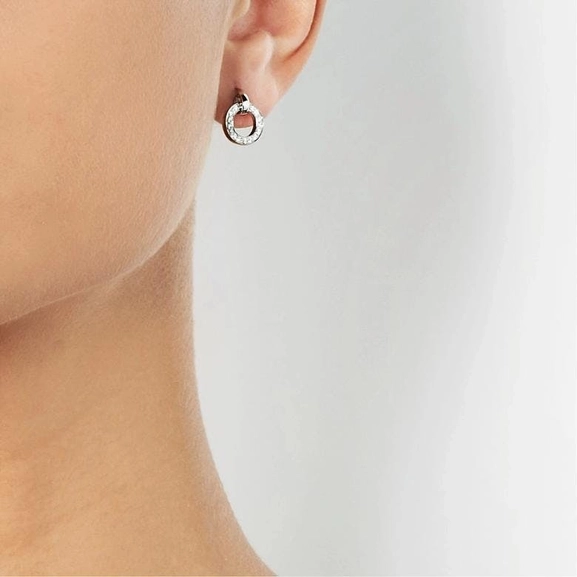 Ring Around & Stars Earrings White Gold - Efva Attling örhängen - Snabb frakt & paketinslagning - Nordicspectra.se