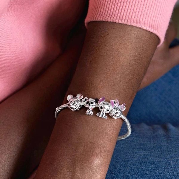 Disney Mimmi Pigg Rosa Pavé Rosett Klämstopp - PANDORA - Snabb frakt & paketinslagning - Nordicspectra.se