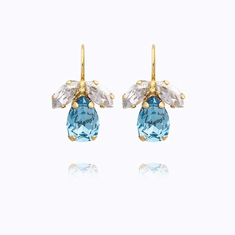 Caroline Svedbom - Petite Timo Gold Aquamarine/Blueshade